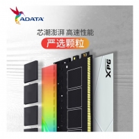 威剛XPG 龍耀 DW50 32G(16G*2) DDR4 4133 釉白電競RGB內(nèi)存條