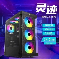 三段式機箱 靈跡（驚鴻） 玻璃側透（黑色）
