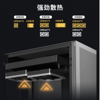 愛國者（aigo）YOGO M2 Performance性能版黑色 電腦主機(jī)箱