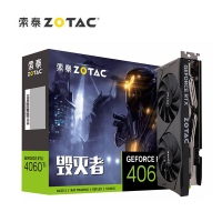 索泰（ZOTAC）RTX 4060Ti-8GB 毀滅者 OC HA 3D渲染設計 電競游戲獨立顯卡