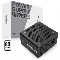 愛國者（aigo） EP600 額定600W 機箱電腦電源(80Plus白牌/主動式PFC/支持背線/大單路12V）