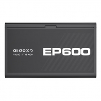 愛國者（aigo） EP600 額定600W 機箱電腦電源(80Plus白牌/主動式PFC/支持背線/大單路12V）