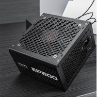 愛國者（aigo） EP600 額定600W 機箱電腦電源(80Plus白牌/主動式PFC/支持背線/大單路12V）