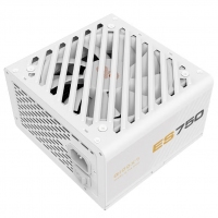 愛國者（aigo）額定750W ES750白色 全模組機箱電腦電源 白色模組線/80plus金牌/雙CPU供電