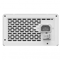 愛國者（aigo）額定750W ES750白色 全模組機箱電腦電源 白色模組線/80plus金牌/雙CPU供電