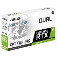 華碩（ASUS）DUAL-RTX3060TI-O8GD6X-WHITE 雪豹系列電競游戲?qū)I(yè)獨立顯卡