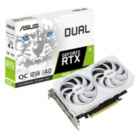 華碩（ASUS）DUAL-RTX3060-O12G-WHITE白色 電競(jìng)游戲電腦獨(dú)立顯卡