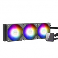 愛國者冰魄YW360水冷黑色ARGB版 一體式CPU水冷散熱器 支持1700/AM5