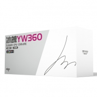 愛國者冰魄YW360水冷黑色ARGB版 一體式CPU水冷散熱器 支持1700/AM5