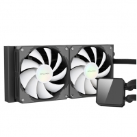 愛國者（aigo）冰魄YW240黑色ARGB版 一體式CPU水冷散熱器 支持1700/AM5