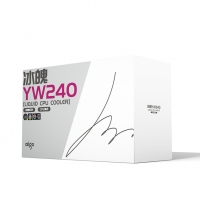 愛國者（aigo）冰魄YW240黑色ARGB版 一體式CPU水冷散熱器 支持1700/AM5