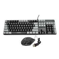 西部獵人 V500+M280 青軸（黑+灰）104鍵電競(jìng)機(jī)械套件
