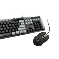 西部獵人 V500+M280 青軸（黑+灰）104鍵電競(jìng)機(jī)械套件