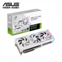 華碩（ASUS）ROG-STRIX-RTX4090-O24G-WHITE電競游戲?qū)I(yè)獨立顯卡 白色版 （24GB顯存/白色限量顯卡）
