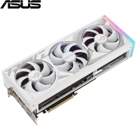 華碩（ASUS）ROG-STRIX-RTX4090-O24G-WHITE電競游戲?qū)I(yè)獨立顯卡 白色版 （24GB顯存/白色限量顯卡）