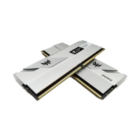 宏碁掠奪者（PREDATOR）32G(16G×2)套裝 DDR5 6000頻率 臺(tái)式機(jī)內(nèi)存條 Vesta II 炫光星艦RGB燈條(C30) 星光銀