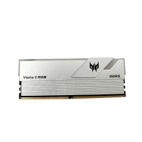 宏碁掠奪者（PREDATOR）32G(16G×2)套裝 DDR5 6000頻率 臺(tái)式機(jī)內(nèi)存條 Vesta II 炫光星艦RGB燈條(C30) 星光銀
