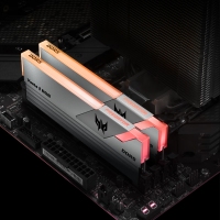 宏碁掠奪者（PREDATOR）32G(16G×2)套裝 DDR5 6000頻率 臺(tái)式機(jī)內(nèi)存條 Vesta II 炫光星艦RGB燈條(C30) 星光銀