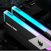 宏碁掠奪者（PREDATOR）32G(16G×2)套裝 DDR5 6000頻率 臺式機內(nèi)存條 Vesta II 炫光星艦RGB燈條(C30) 石耀黑