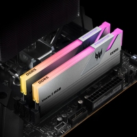 宏碁掠奪者（PREDATOR）炫光星艦 6400 32G(16G×2) DDR5銀色內(nèi)存 A-die超頻顆粒 電競游戲高頻RGB燈條 內(nèi)存條批發(fā) 