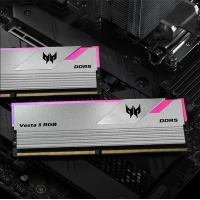 宏碁掠奪者（PREDATOR）炫光星艦 6400 32G(16G×2) DDR5銀色內(nèi)存 A-die超頻顆粒 電競游戲高頻RGB燈條 內(nèi)存條批發(fā) 