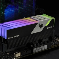 宏碁掠奪者（PREDATOR）炫光星艦 6400 32G(16G×2) DDR5 黑色內(nèi)存 A-die超頻顆粒 電競(jìng)高頻馬甲R(shí)GB燈條 昆明內(nèi)存批發(fā)