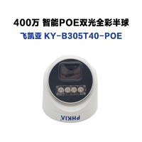 飛凱亞攝像頭 KY-B305T40-POE 2.8MM 400萬 智能POE雙光全彩半球