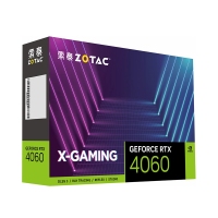 索泰（ZOTAC）RTX4060 8GB X-GAMING OC TWIN 臺(tái)式機(jī)電 電競(jìng)炫彩顯卡  云南顯卡批發(fā)