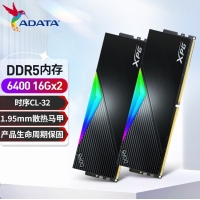 威剛XPG LANCER RGB 32G-6400(16GX2)燈條(黑）DDR5