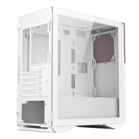 愛(ài)國(guó)者（aigo）YOGO M6 絳紫白 游戲藥丸MINI臺(tái)式機(jī)電腦機(jī)箱（支持M-ATX主板/240水冷/側(cè)拉式鋼