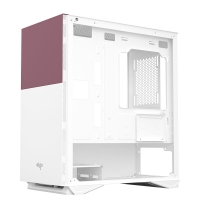愛(ài)國(guó)者（aigo）YOGO M6 絳紫白 游戲藥丸MINI臺(tái)式機(jī)電腦機(jī)箱（支持M-ATX主板/240水冷/側(cè)拉式鋼