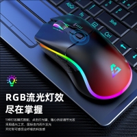 愛(ài)國(guó)心 GM902 白綠 RGB燈效 7D游戲鼠標(biāo) 電腦游戲鼠標(biāo) 有線鼠標(biāo)