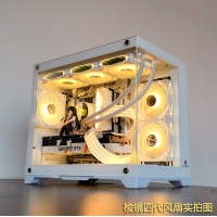 天極風(fēng) TJ-120 LJ-2 12CM 凌鏡四代 ARGB（白色）機箱風(fēng)扇 神光同步5V3針ARGB PWM溫控調(diào)速