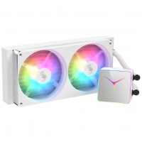 愛國者（aigo）冰魄SP240白色ARGB版 一體式CPU水冷散熱器 支持1700/AM5