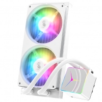 愛國者（aigo）冰魄SP240白色ARGB版 一體式CPU水冷散熱器 支持1700/AM5
