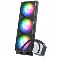 愛國者（aigo）冰魄SP360黑色ARGB版 一體式CPU水冷散熱器 支持1700/AM5
