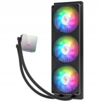 愛國者（aigo）冰魄SP360黑色ARGB版 一體式CPU水冷散熱器 支持1700/AM5