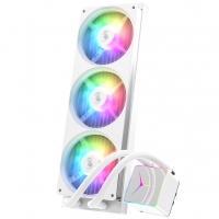 愛國者（aigo）冰魄SP360白色ARGB版 一體式CPU水冷散熱器 支持1700/AM5