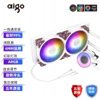 愛國(guó)者（aigo）冰魄CP Performance 240白色 1600W色5V幻彩ARGB版 一體式CPU水冷散熱器