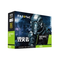 索泰（ZOTAC）GTX1630-4GD6 毀滅者 辦公游戲獨立顯卡
