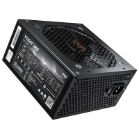 愛(ài)國(guó)者（aigo) YOGO380 直出線【額定230W】 黑色 電腦開關(guān)電源 品質(zhì)電容/寬幅設(shè)計(jì)/不虛標(biāo)