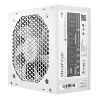 愛國者（aigo) YOGO750 直出線【額定600W】 白色 電腦開關(guān)電源 品質(zhì)電容/寬幅設(shè)計/不虛標