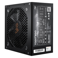 愛國者（aigo) YOGO850 直出線【額定700W】 黑色 電腦開關電源 品質電容/寬幅設計/不虛標