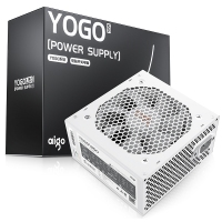 愛國者（aigo) YOGO850 直出線【額定700W】 白色 電腦開關(guān)電源 品質(zhì)電容/寬幅設(shè)計/不虛標