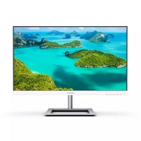 飛利浦（PHILIPS）241E1W 23.8寸 白色辦公顯示器 全高清 75Hz 低藍(lán)光不閃屏 窄邊框 支持壁掛 電腦顯示屏 傳上去批發(fā)