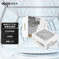 愛國者 電競系列 ES1250 金牌全模組白色 額定1250W （ATX3.0/原生PCIE5.0支持4090）