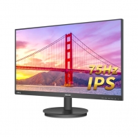 飛利浦241V8 23.8英寸電腦顯示器 1080P全高清 VA廣視角 75Hz 高清家用辦公可壁掛 HDMI+VGA接口