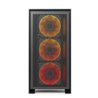 愛國者 YOGO T21 黑色 ATX網孔散熱臺式機電腦機箱（支持ATX主板/360水冷）