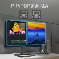 飛利浦（PHILIPS）288E2E 28英寸4K 10.7億色 PBP分屏 升降底座 電腦顯示器