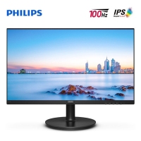 飛利浦（PHILIPS） 271V8B 27英寸 IPS屏 廣視角 低藍光不閃屏 窄邊框可壁掛 100Hz液晶顯示器